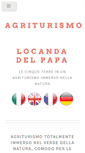 Mobile Screenshot of locandadelpapa.com